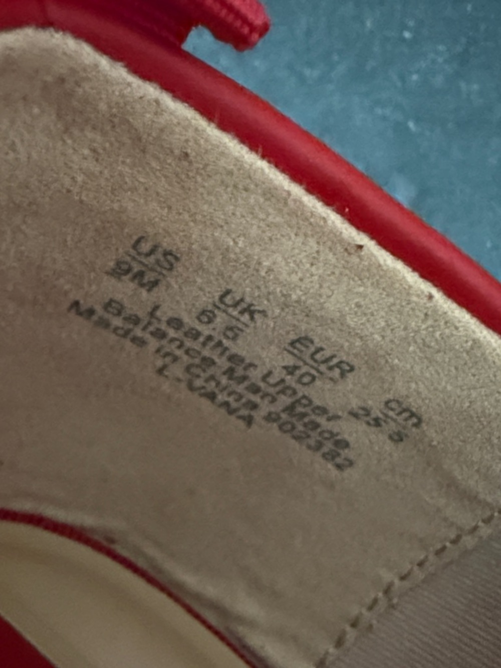 Franco Sarto Vana Red Leather Square Toe Ballet Flats Shoes Size 9M NWOT - Picture 12 of 17